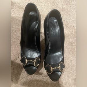 Gucci shoes horsebit black